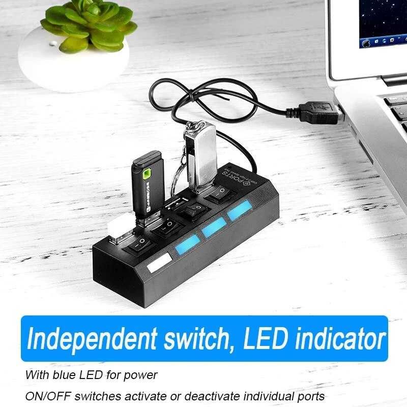 hub usb 7 port z włącznikami