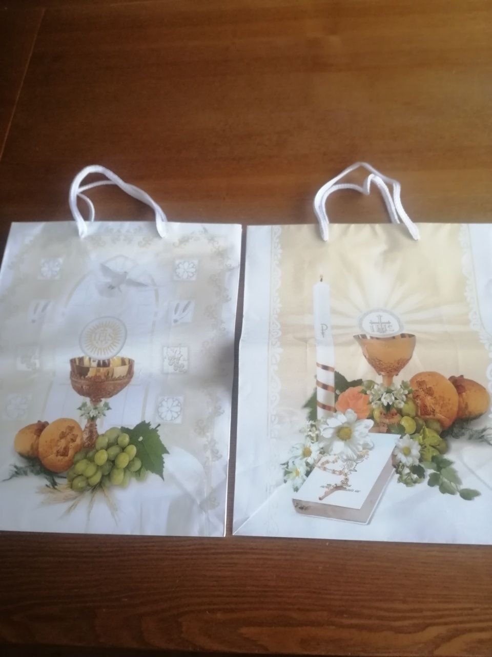 4 torebki papierowe prezentowe Pierwsza Komunia