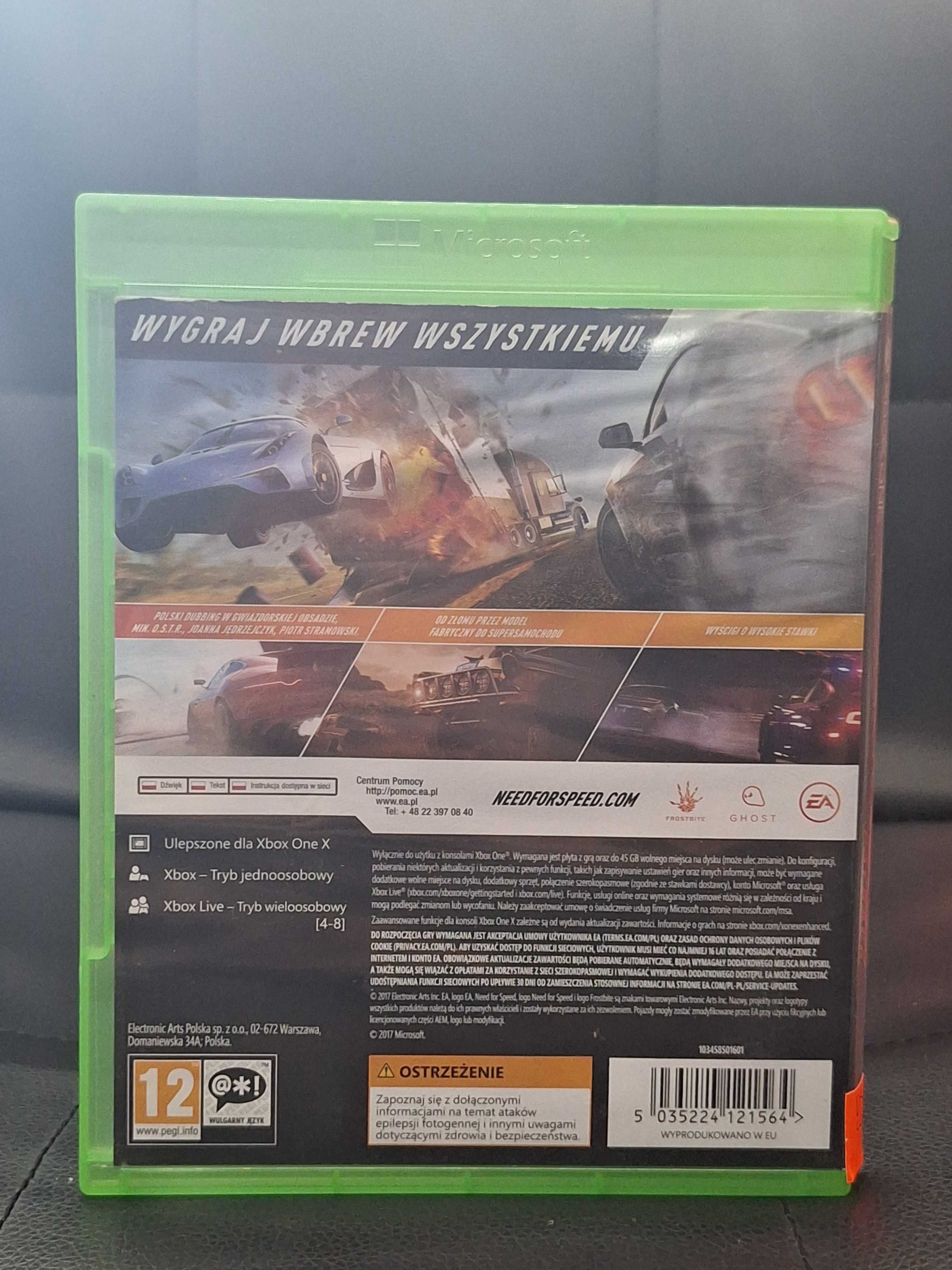 Need for Speed Payback Xbox One, BDB, CentrumGrania