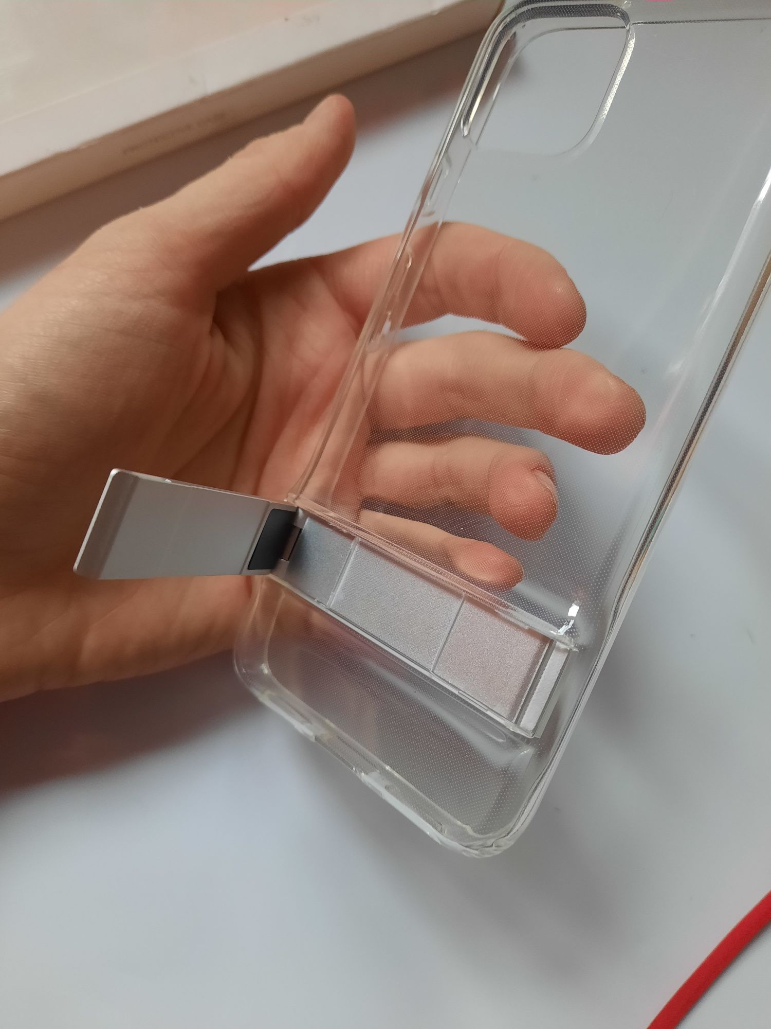 Etui na Google pixel 4 ESR z podpórką  silikon przezroczysty
