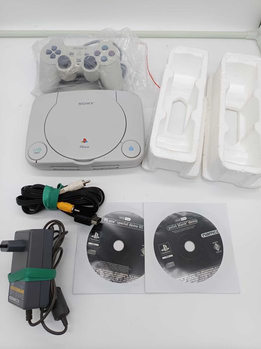 Konsola Sony PSone + Karton + Plakat