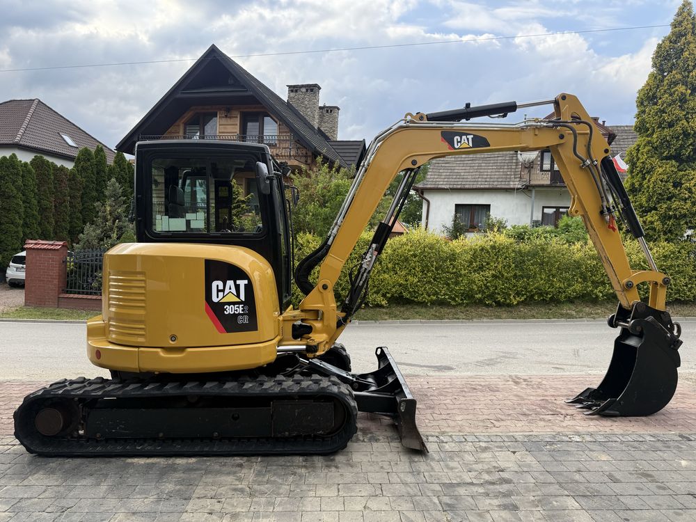 Minikoparka Caterpillar CAT 305 E2 CR z Niemiec długie ramię