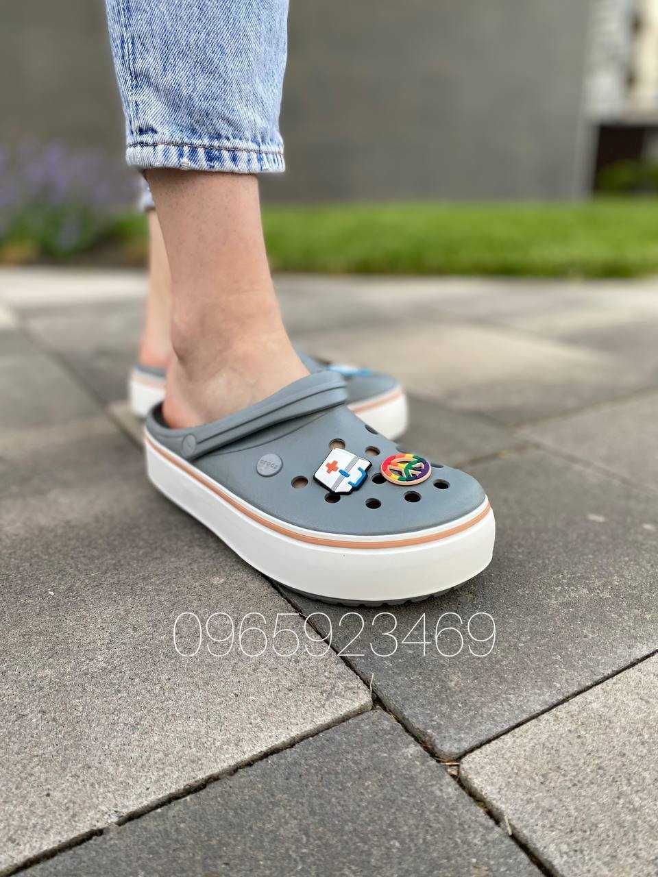 Новинка!Crocs Platform Clog жіночі крокси на платформі Оригінал 36-40