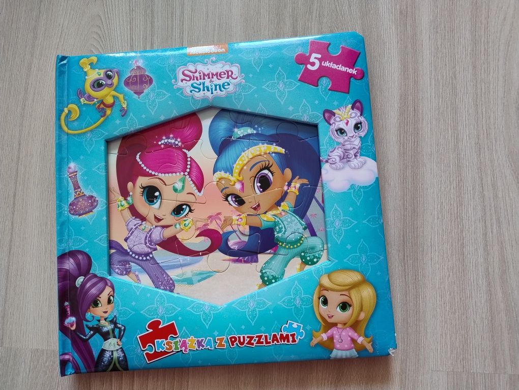 "Arcykoty" i "Shimmer &Shein" książki / puzzle