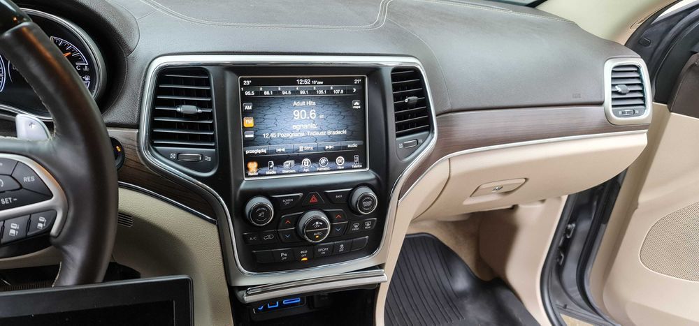 Polski Język JEEP Grand Cherooke  Menu Konwersja USA