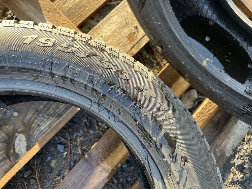 2xopona zimowa PIRELLI w rozmiarze 195/55 R16 - RUN Flat