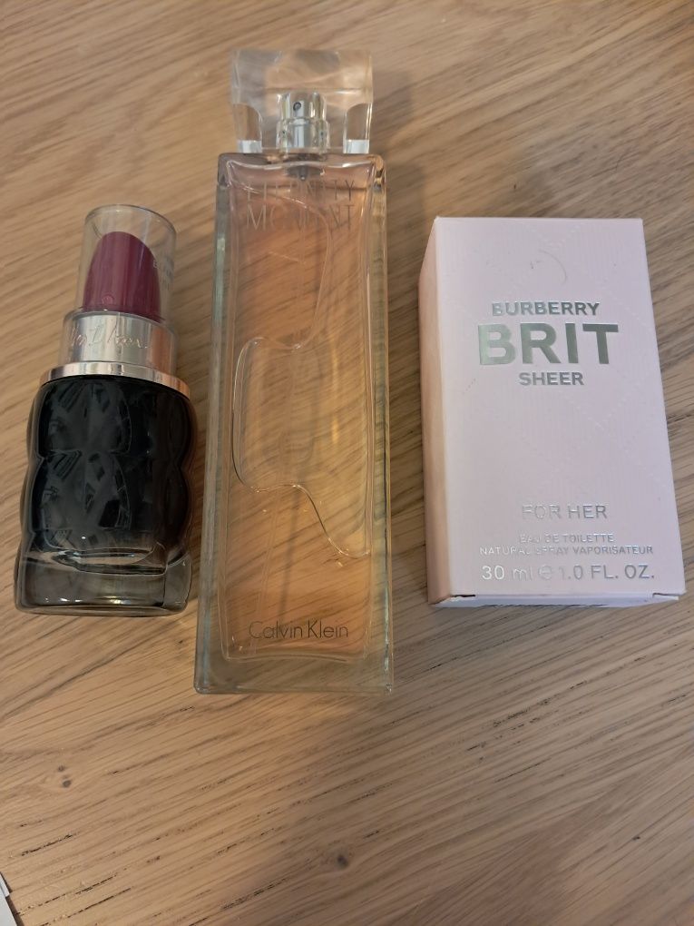 Zestaw perfum 3 szt Calvin Klein,  Chareal,  Burberry