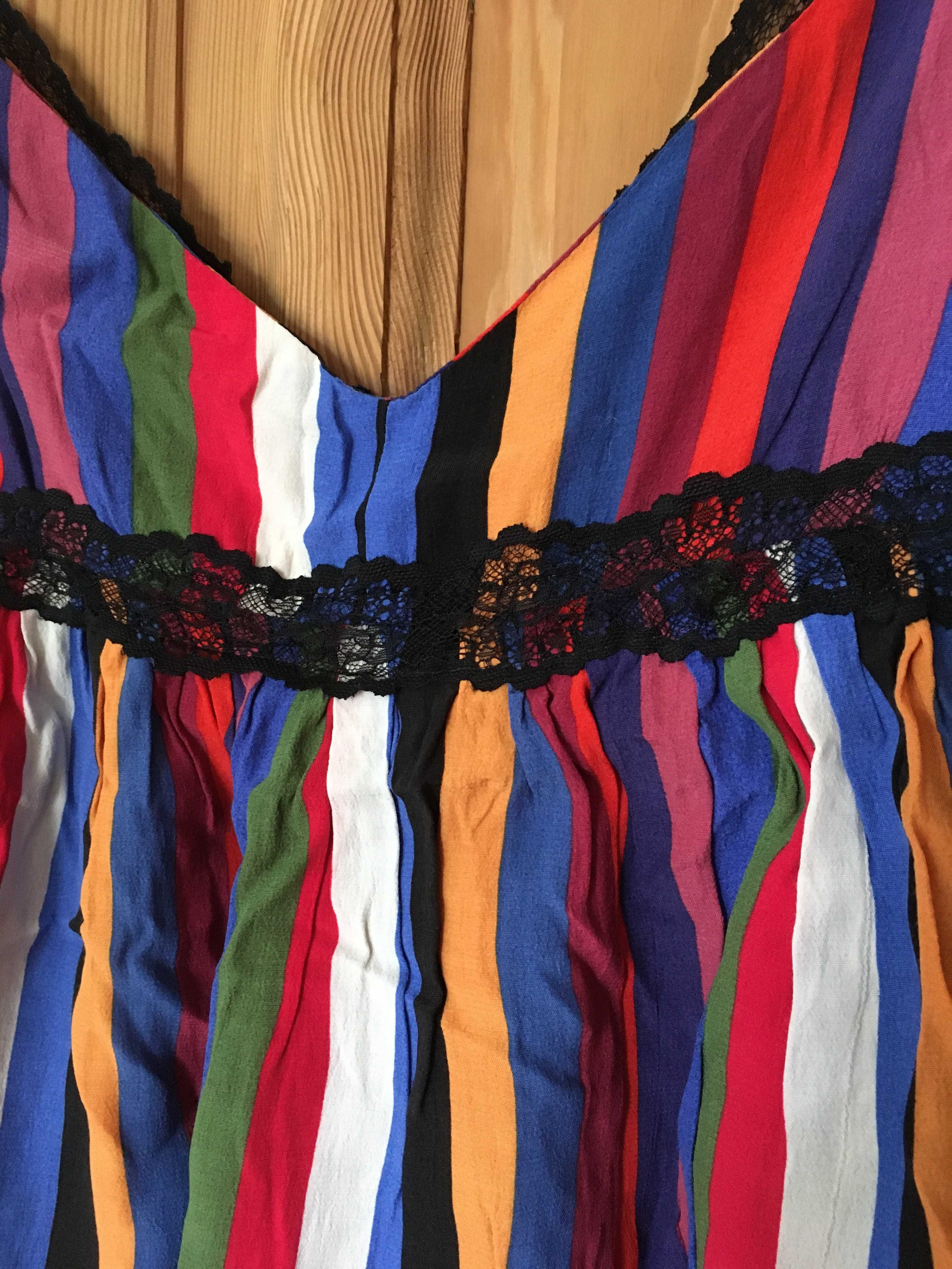 Zara Crop Top M Kolorowy