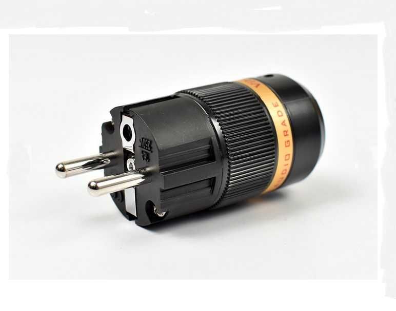 Viborg VE501R - wtyk schuko rodowany NOWY