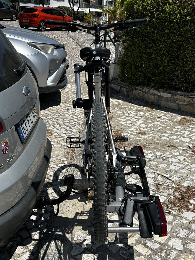 Suporte porta 3 bicicletas bola reboque