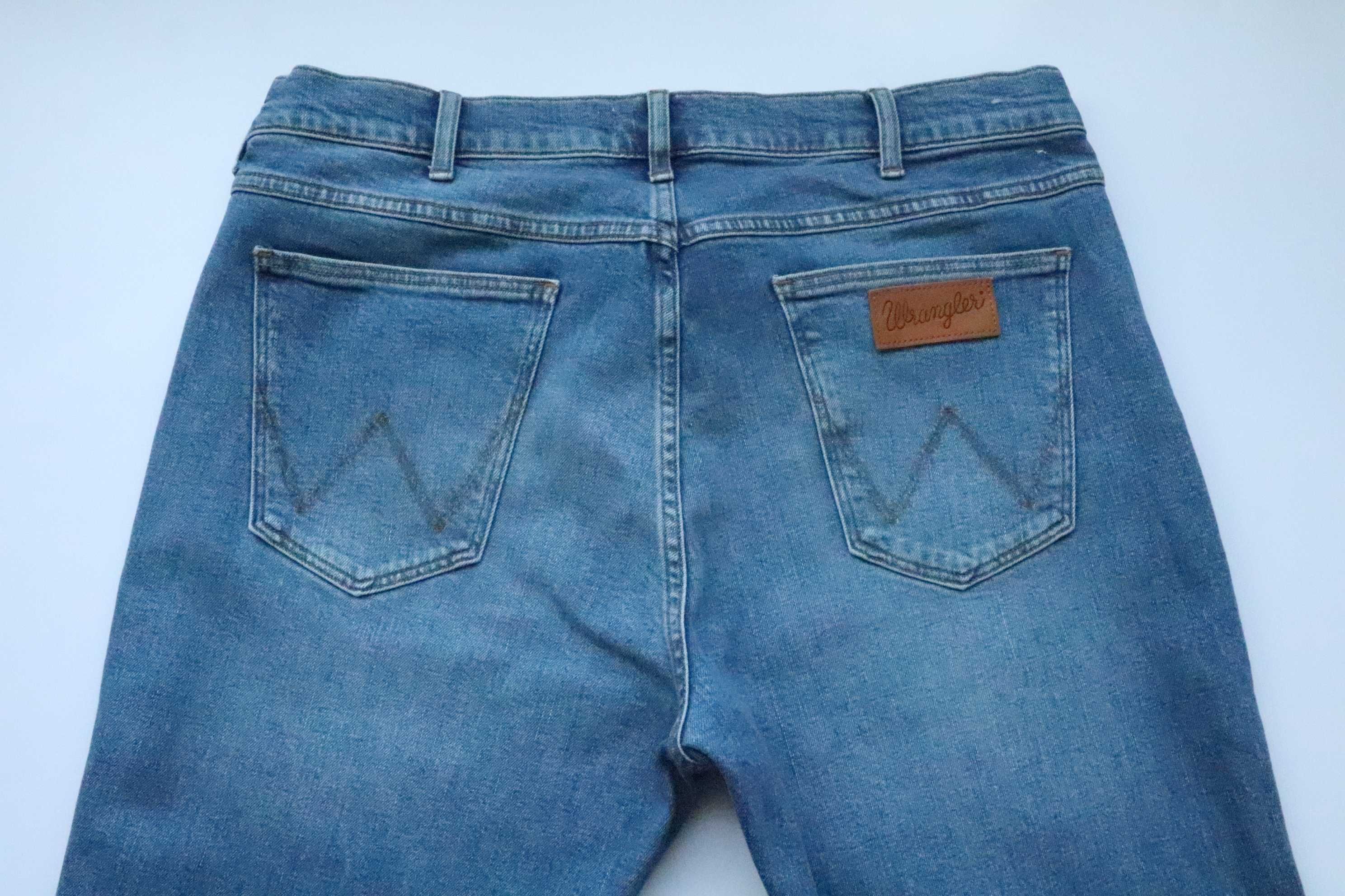 WRANGLER GREENSBORO W36 L30 męskie spodnie jeansy regular jak nowe