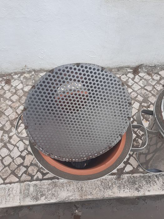 Assador Fogareiro, carrinhos e todo matrial para Castanhas  assadas