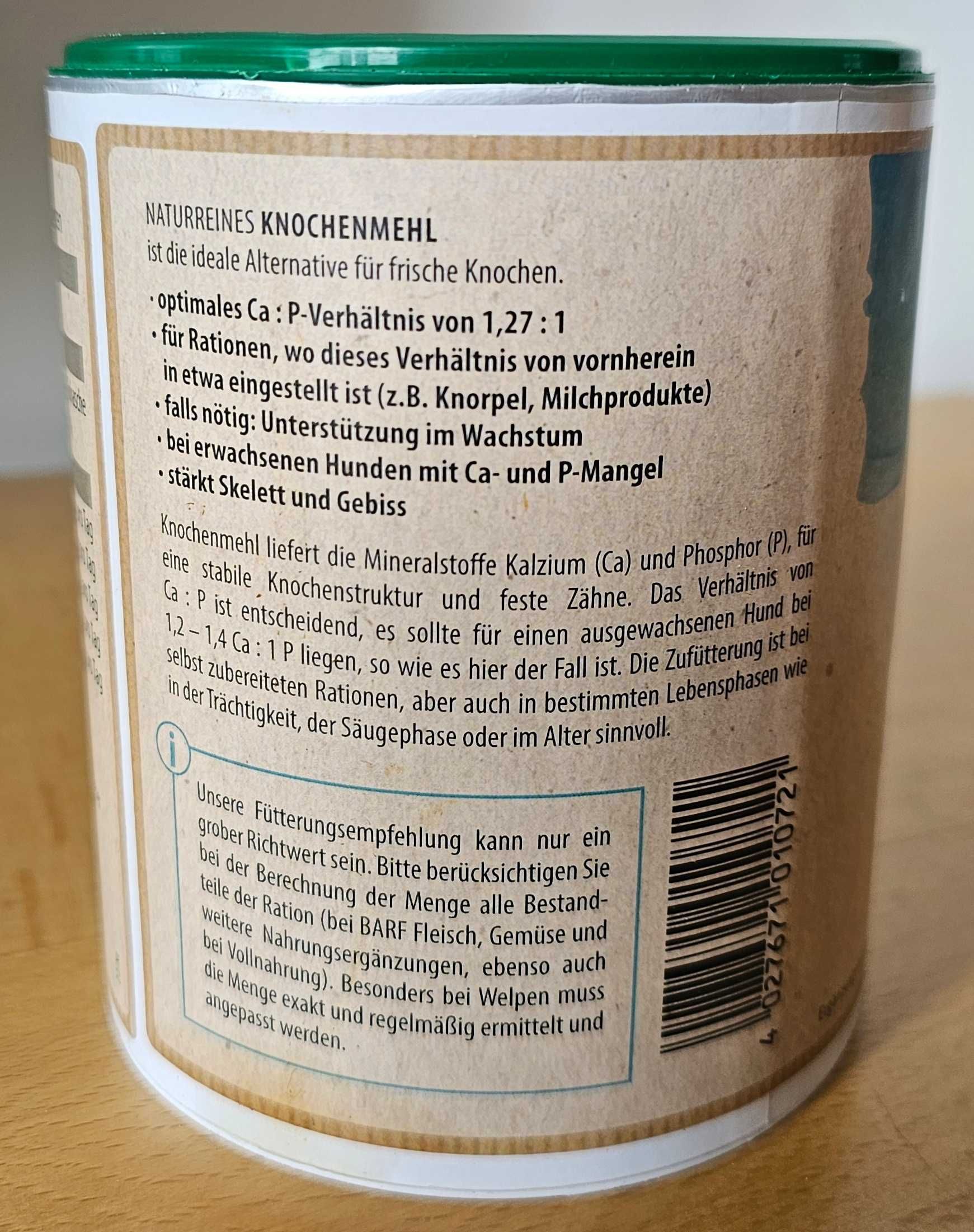 BARF mączka kostna GRAU