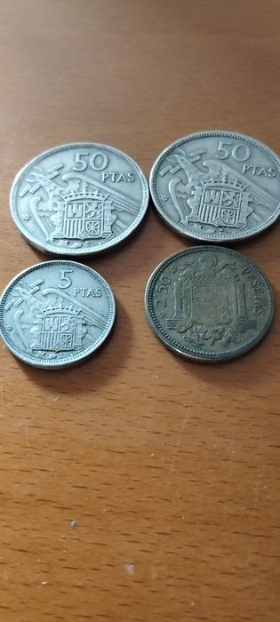 moedas espanholas antigas