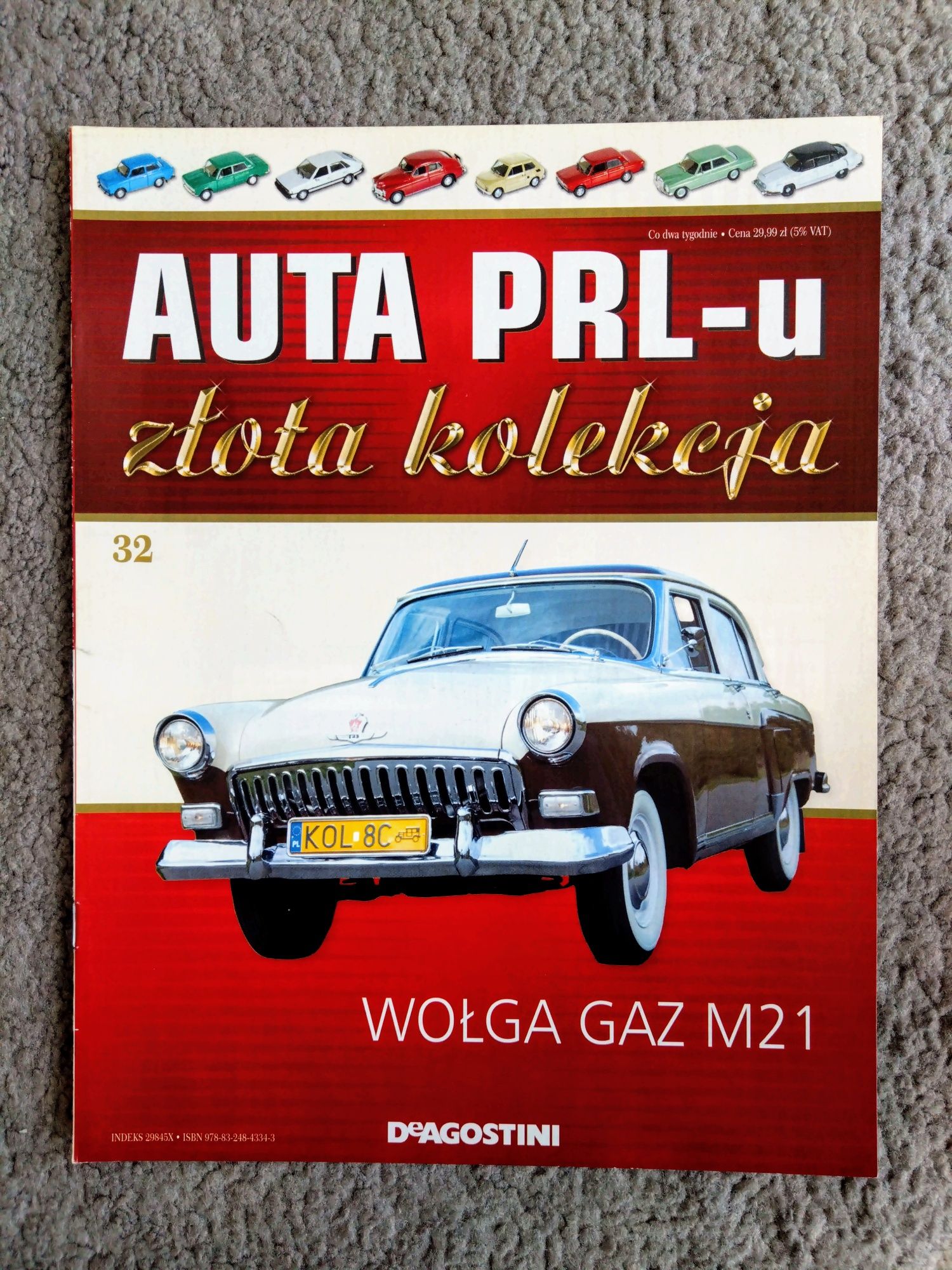 Kultowe Auta PRL Złota Kolekcja nr 32 - Wołga Gaz M21