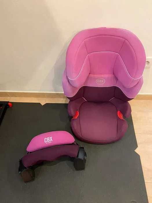 Cadeira auto da Cybex Isis-Fix rosa - grupo 1/2/3 - Segurança !