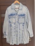 Kurtka katana bluza jeansowa Bershka płaszcz M L długa