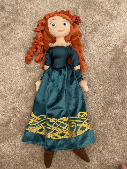 Oryginalna lalka pluszowa Disney Store księżniczka Merida