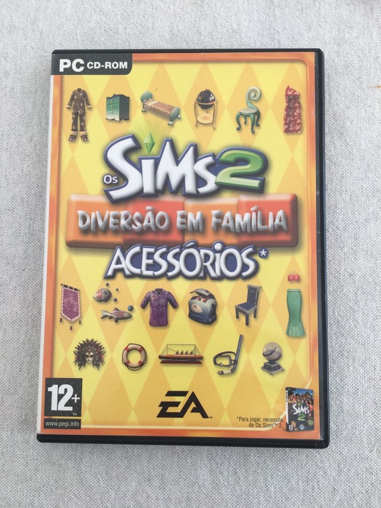 Sims 2 expansões - jogo pc:  Viagens, Tempos Livres e Diversão Familia