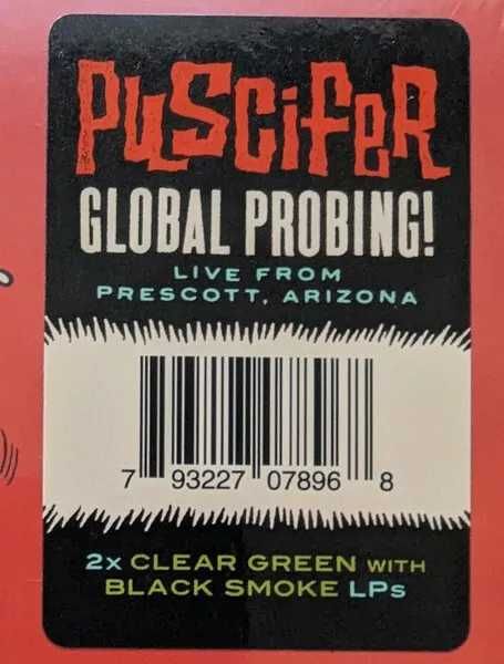 Puscifer ‎- Global Probing! Live From Prescott [Green + Black Smoke]