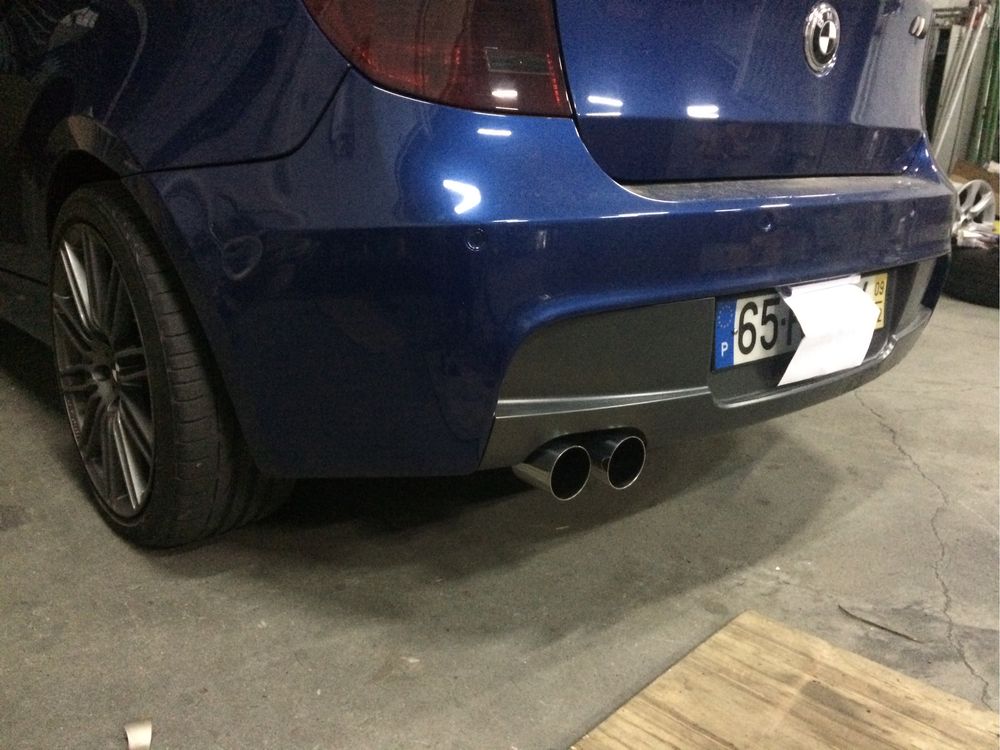 Ponteiras bmw performance totalmente inox serie1,serie3,serie5