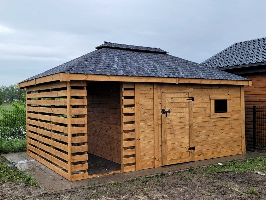 Domek Narzędziowy NOEL 3x4 Drewutnia Altana Producent DREWNOTRIK.PL