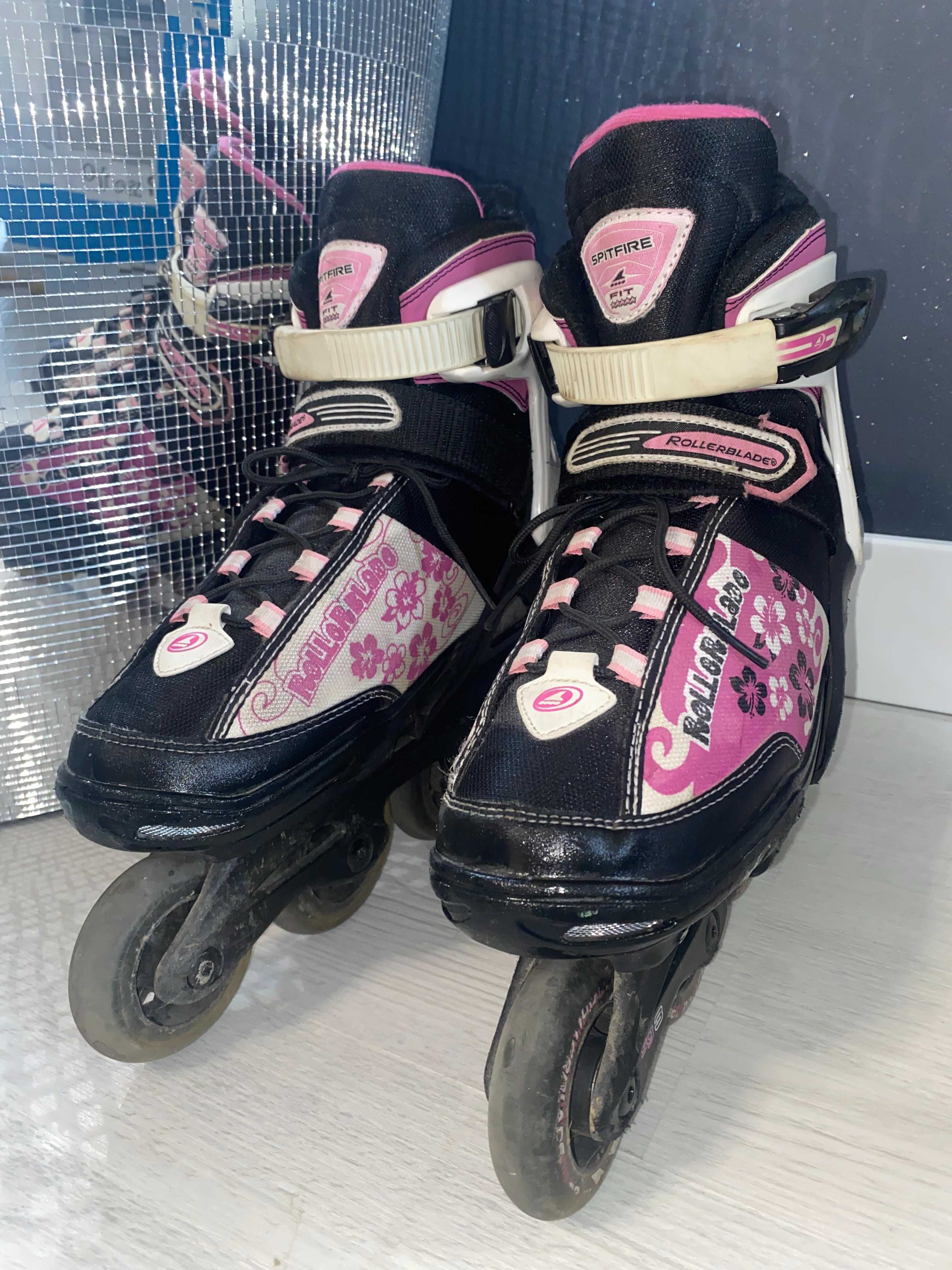 Rolki Rollerblade Spitfire + ochraniacze Rollerblade