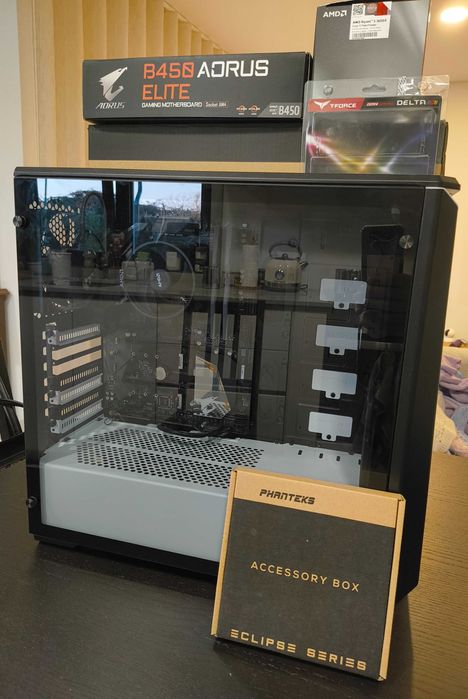 Conjunto Peças PC (Caixa + Processador CPU + Motherboard + RAM)