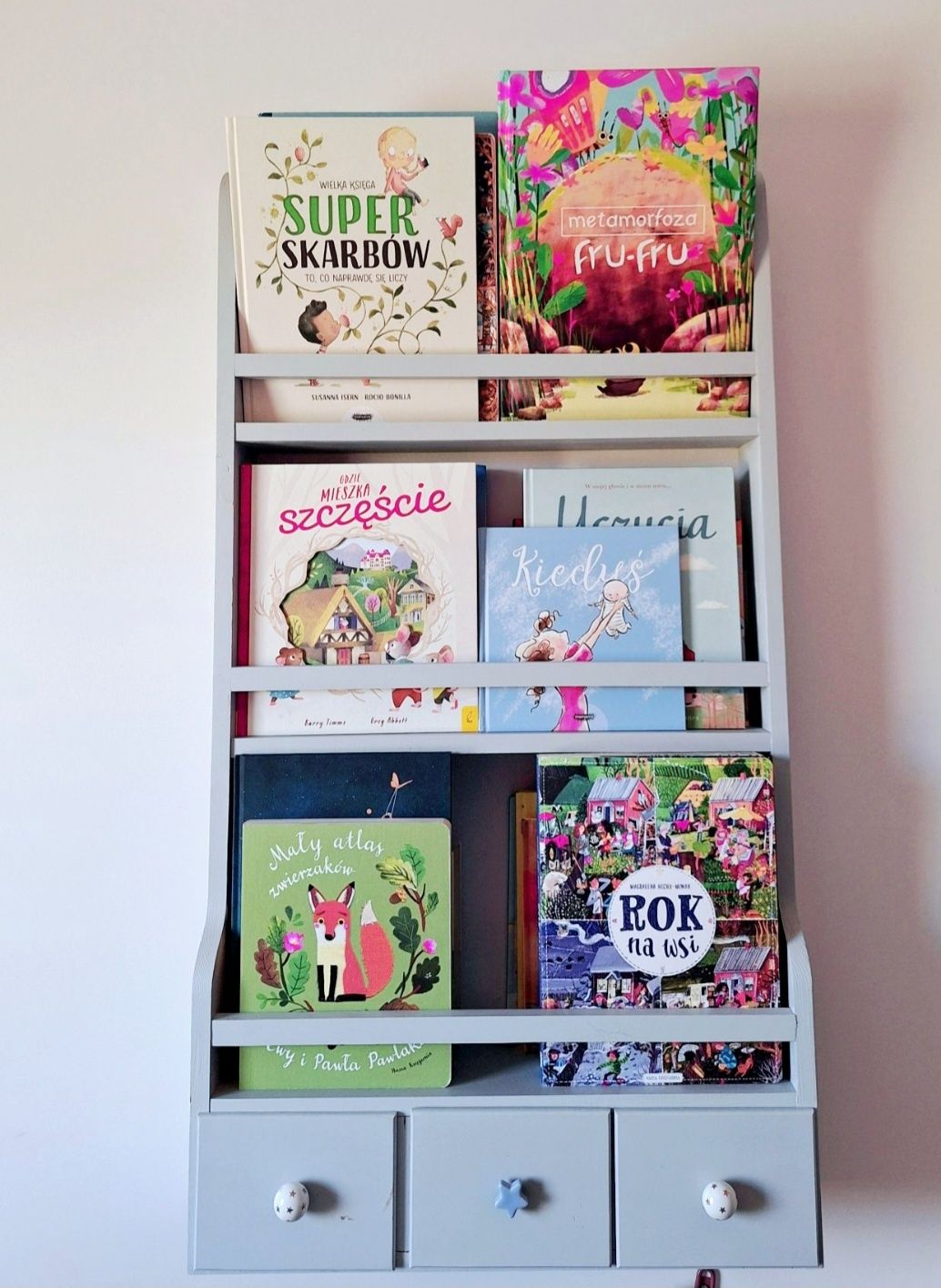 Biblioteczka półka na książki dla dzieci