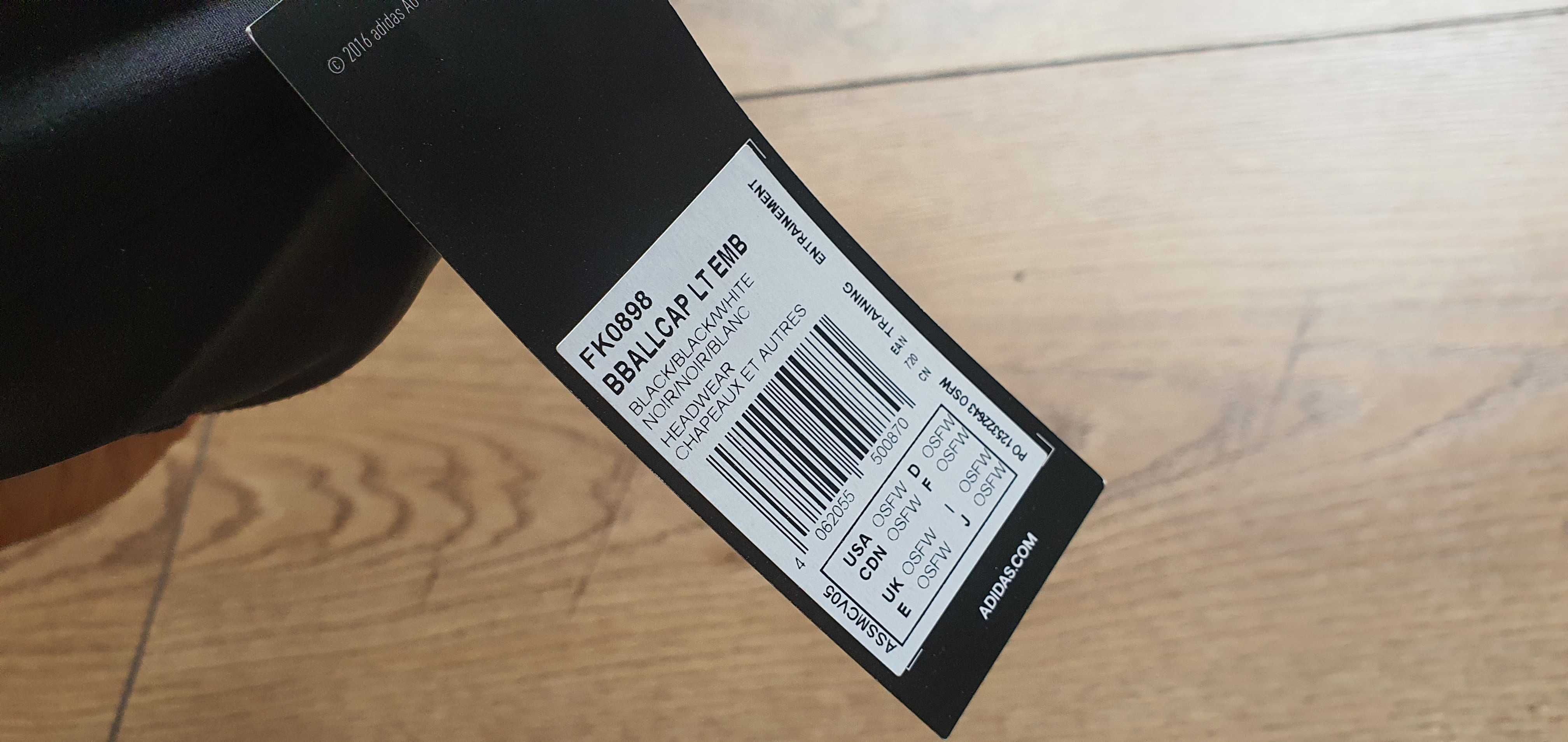 Oryginalna nowa czapka z daszkiem Adidas Kraków