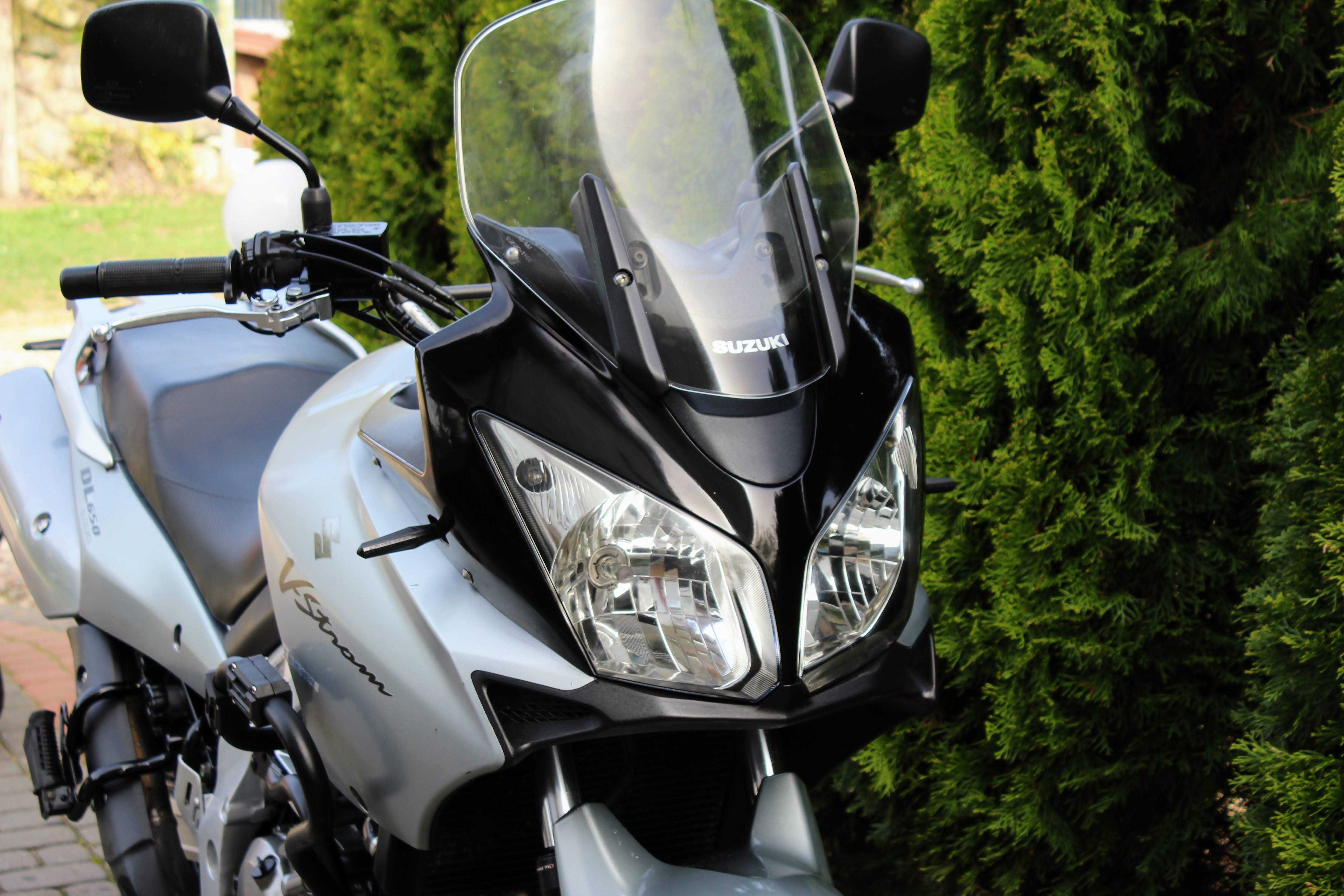 Suzuki DL 650 V-strom Niski przebieg Dopozsażony TRANSPORT RATY