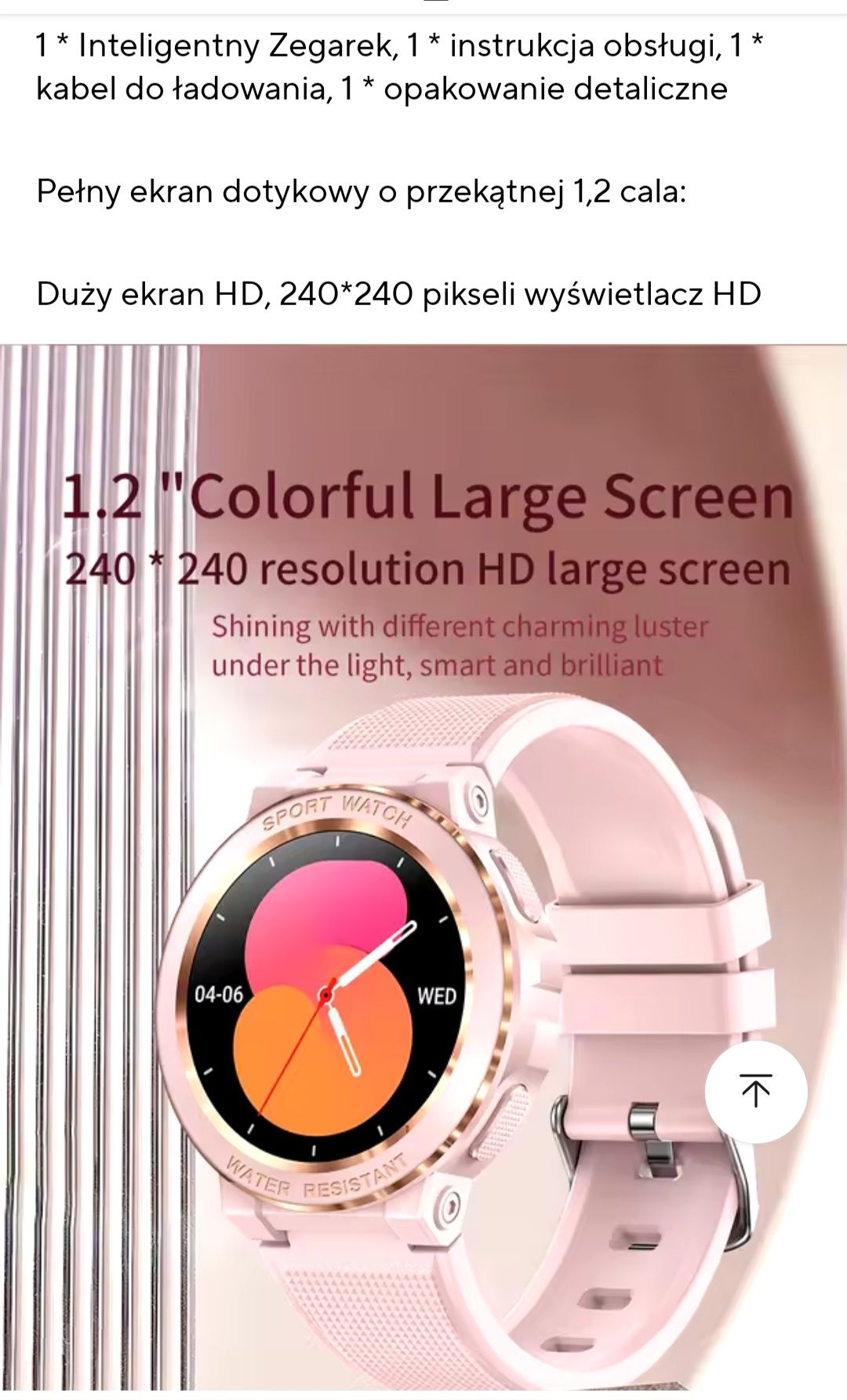 Zegarek Mevaden ip68 Android