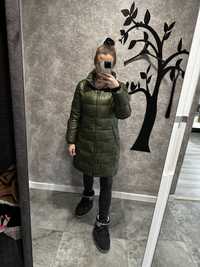 Płaszcz kurtka Calvin Klein M zielona zimowa
