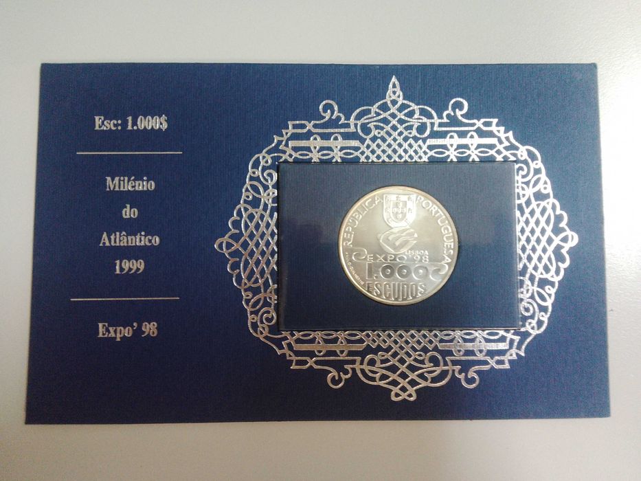 Moedas portuguesas em prata - em estado perfeito