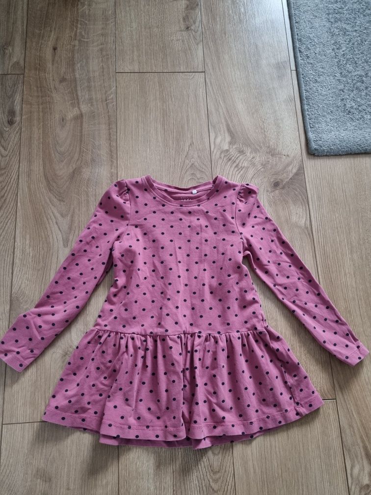 6. Name it! Bluzka z długim rękawem i falbanką r. 110