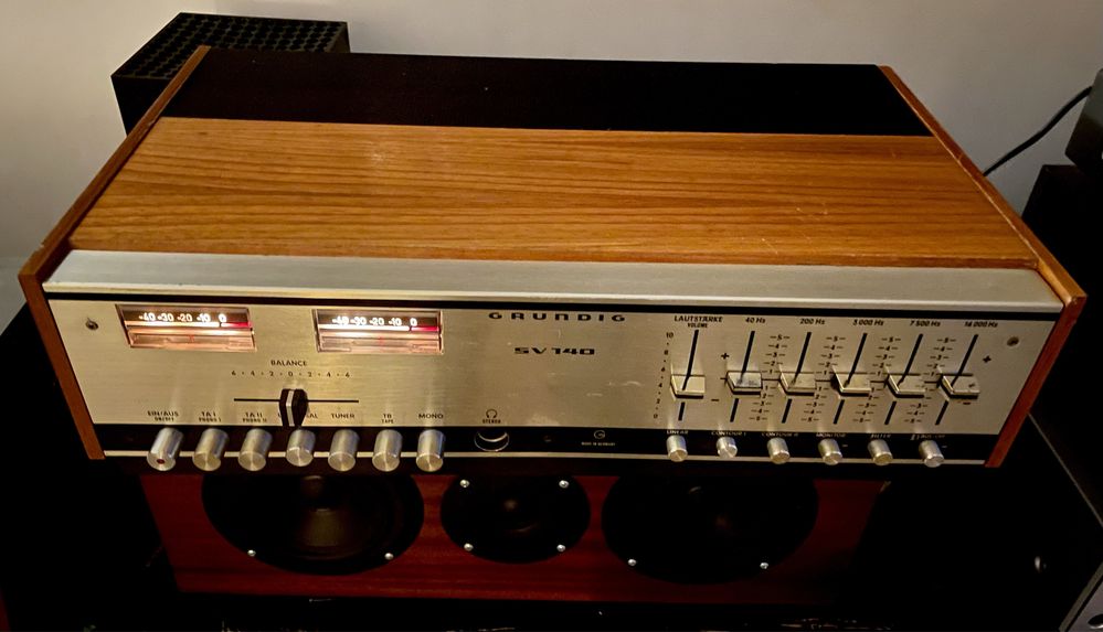 Grundig SV140 potężny  audiofilski wychyly vintage