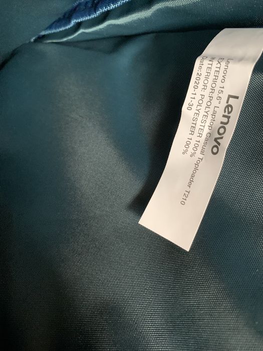 Сумка фірмена”Lenovo”для ноубука на 15.6*розм.40*30*6 см.