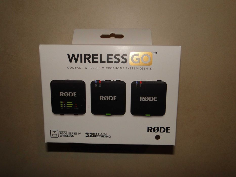 System Mikrofonów Bezprzewodowy RODE WIRELESS GO III.Nowy.Mega Okazja