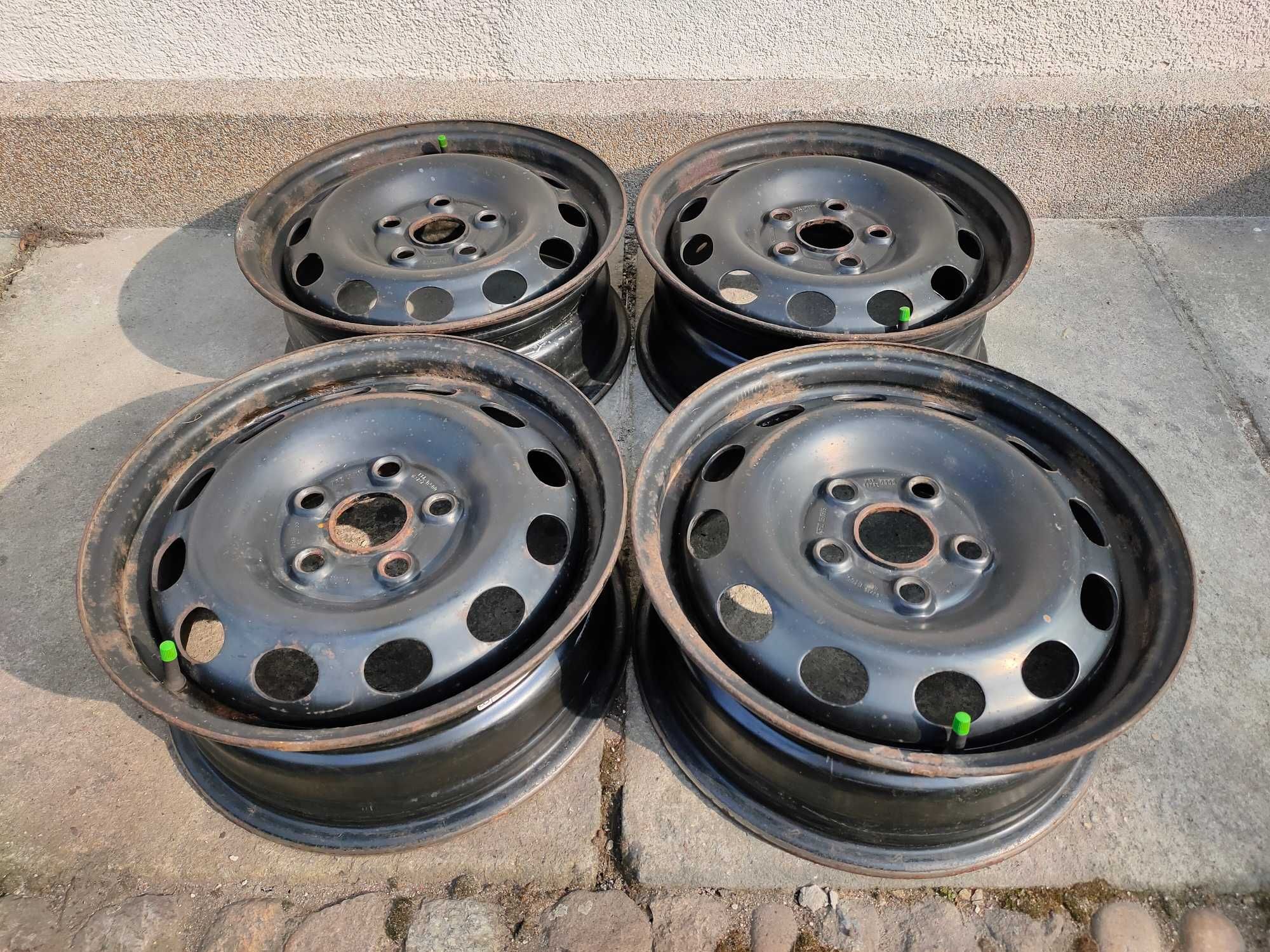 Felgi stalowe 6J 15” 5x112 ET55 Ford / Seat / Volkswagen, komplet