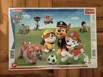 Puzzle TREFL ramka 15 elementów Psi Patrol