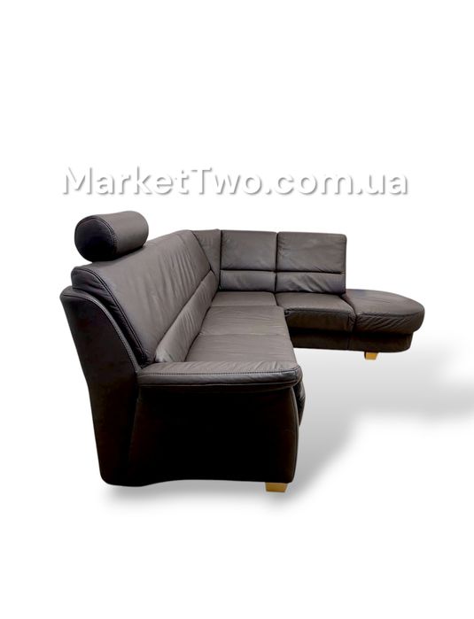 Кожаный, шкіряний кутовий диван ( 130802 )