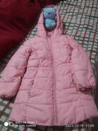 Курточка для дівчинки на теплу зиму