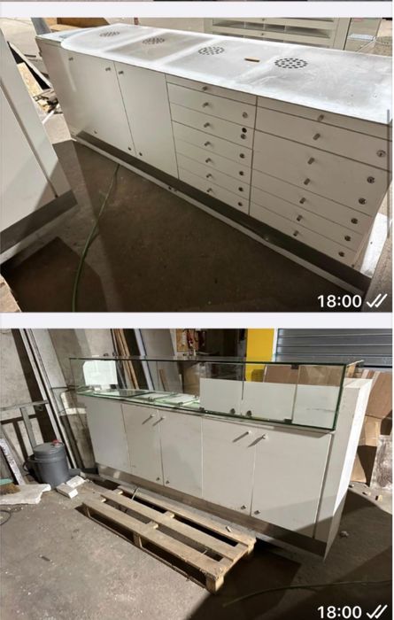 Balcao com quadro eletrico , varias tomadas, varias gavetas