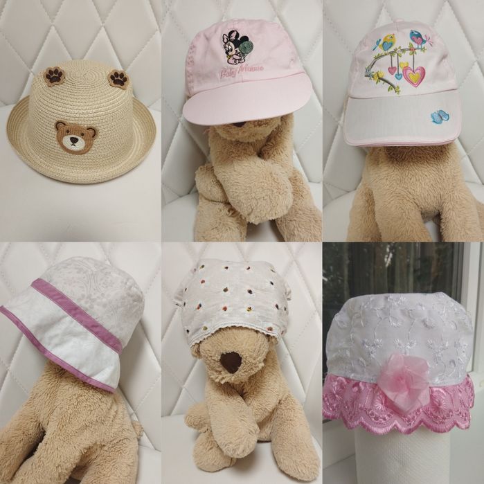 Літні панама, блайзер, кепка, капелюшок, косинка для дівчинки 44-50 р.