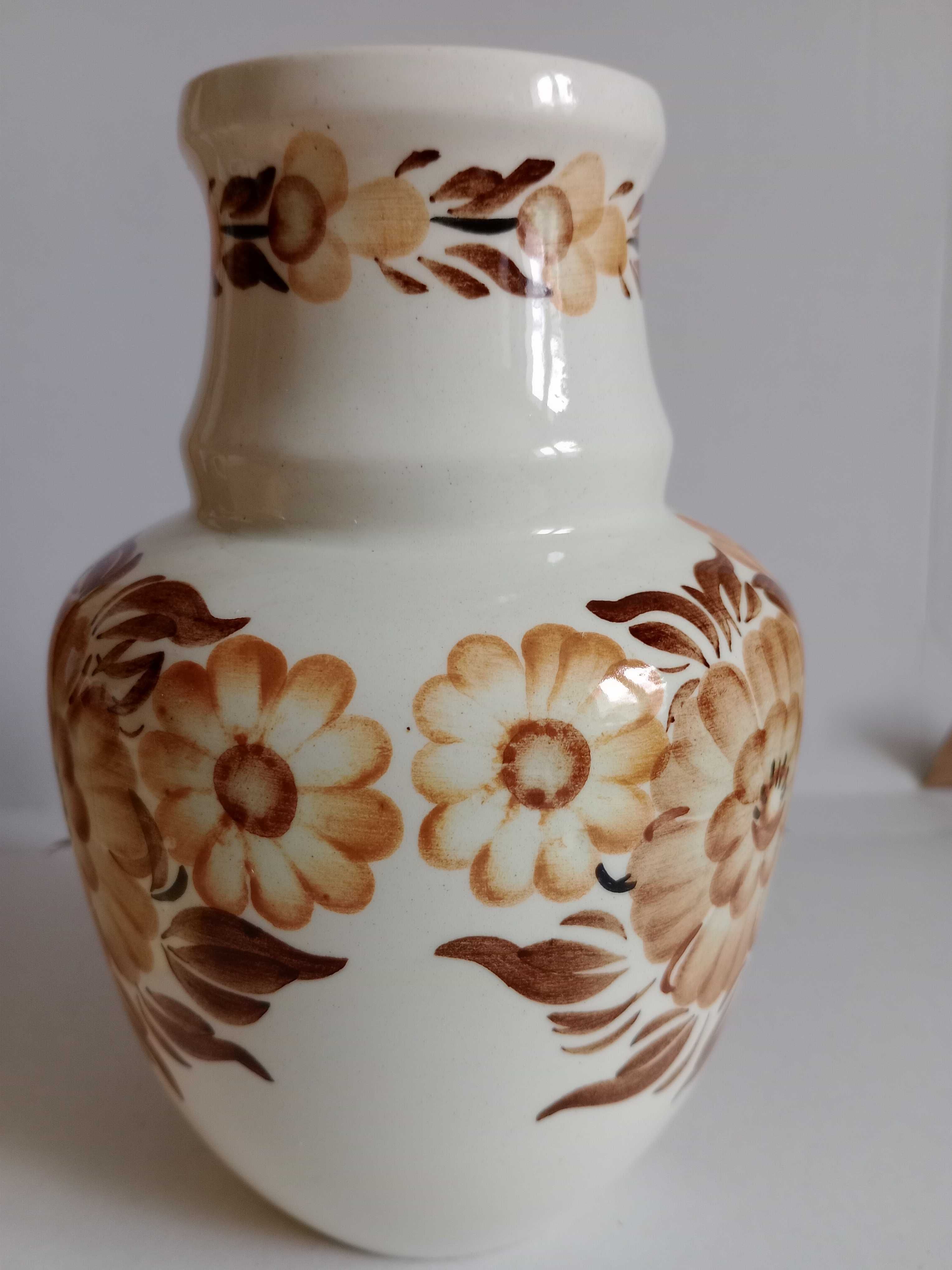 Stary wazon ręcznie malowany, Koło, vintage, PRL