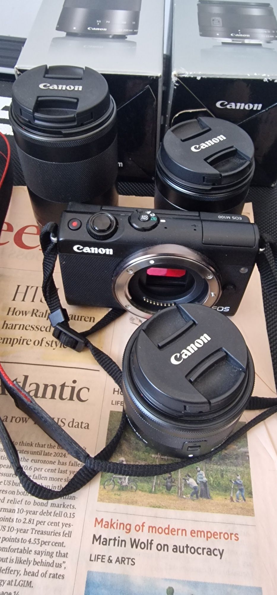 Canon Mirrorless | Objectivas e mala