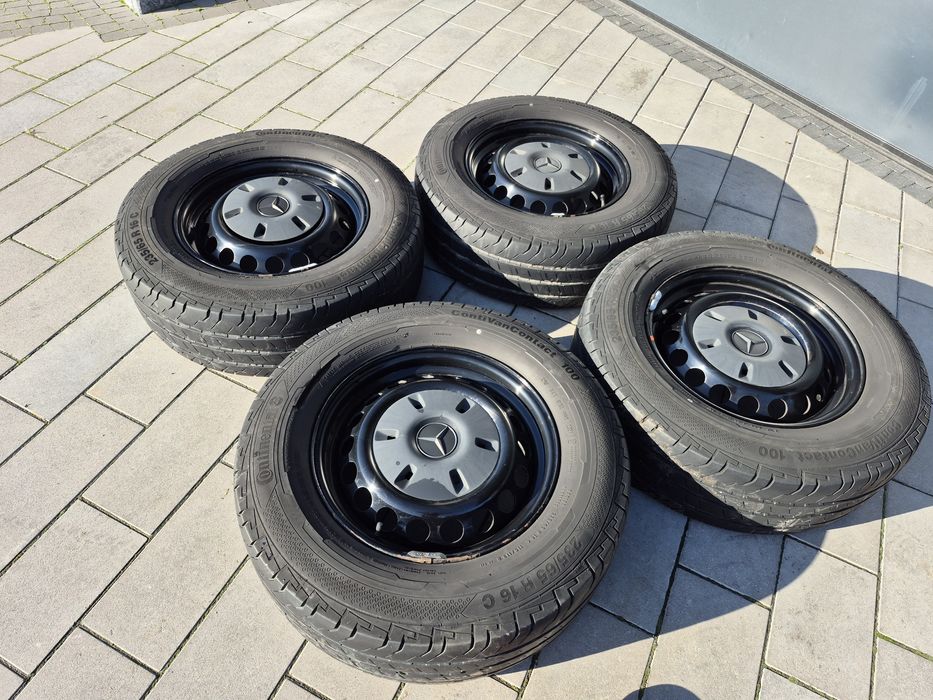 Kola mercedes sprinter 907 lato Continental 235/65R16C komplet.