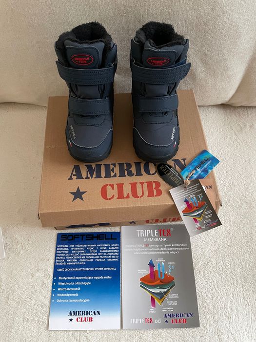 Зимові дитячі черевики Зимове взуття на хлопчика, розмір 27, ус.17,5см