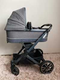 Wózek Mercedes Hartan, nosidełko Kiddy evolunia huśtawka wyprawka