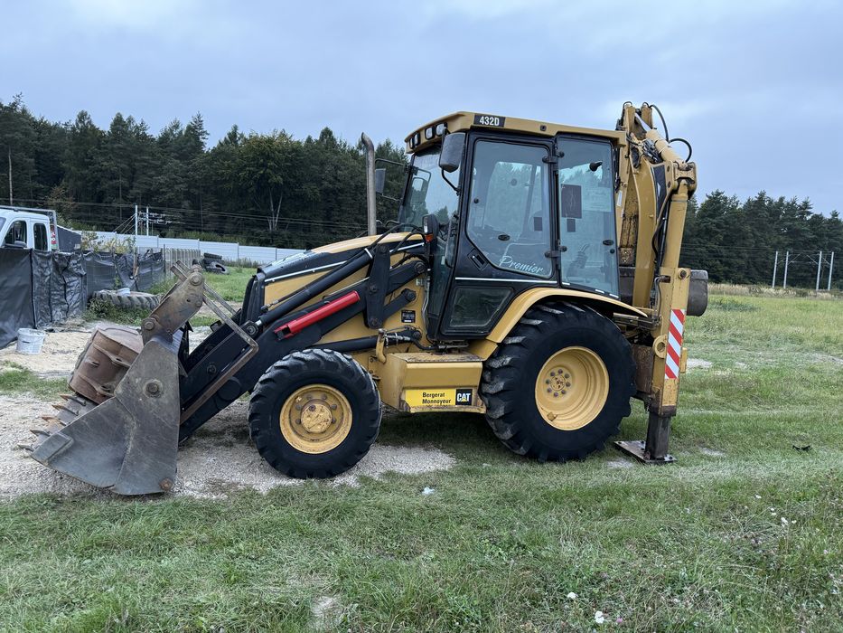 Cat 432d premier joystik caterpillar koparko-ładowarka